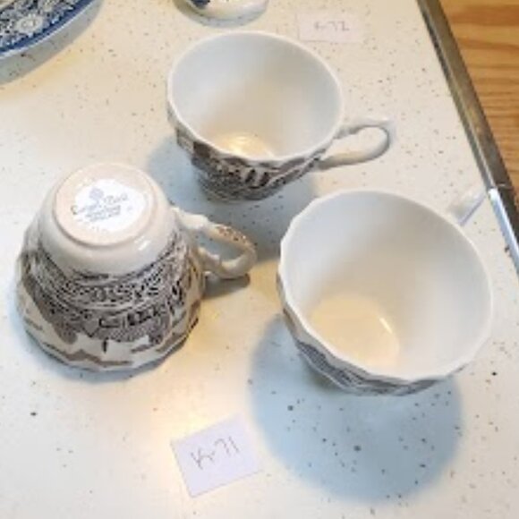 Royal Mail Fine Staffordshire Ironstone 3 Cups England - Picture 1 of 3